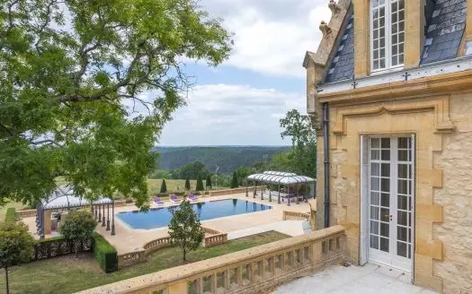 Stunning Chateau For Sale in Sarlat la Caneda France - outside views