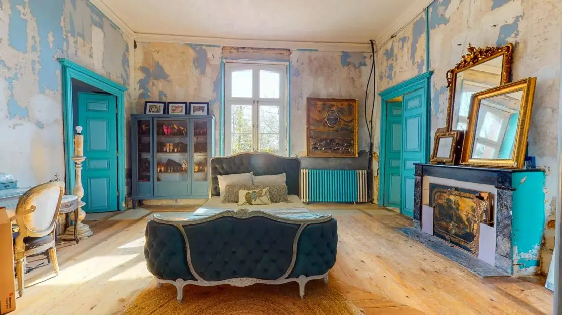 Chateau for sale left wing Bedroom 2 close up
