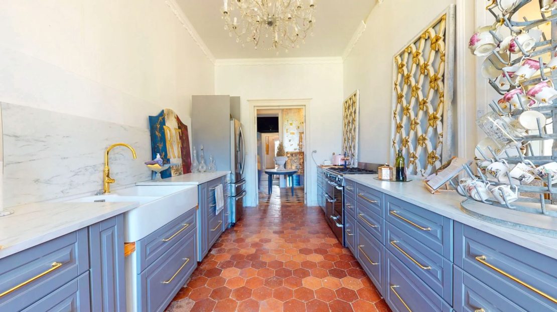 Chateau for sale left wing Kitchen close up
