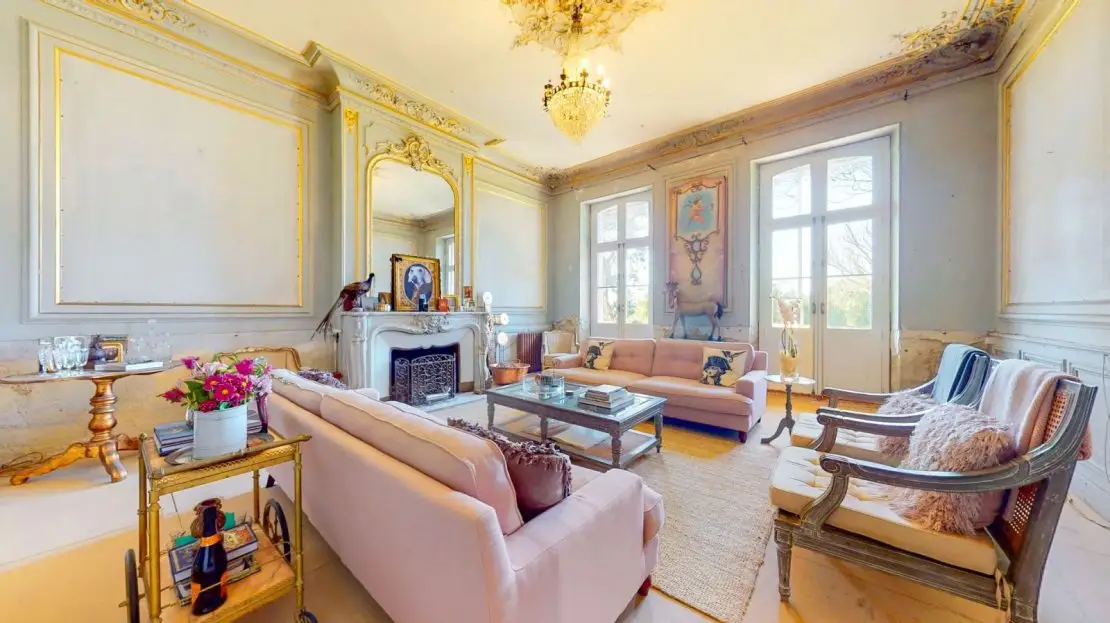 Chateau for sale Main salon